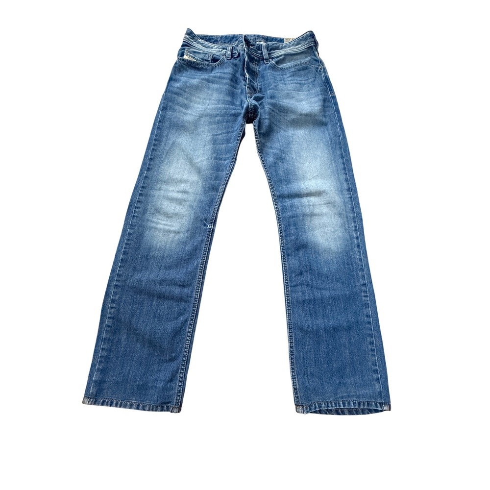 Diesel Larkee Regular Straight Leg Jeans Mens W29 L32 Blue Wash 0839P